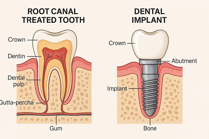 Root Canal Treatment And Dental Implants